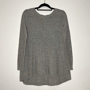 Philosophy Dane Lewis 100% Cashmere Sweater in Grey | Relaxed Fit